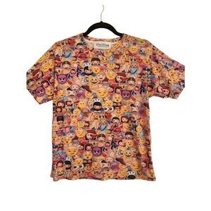 Shelfies emoji invasion T-shirt size small